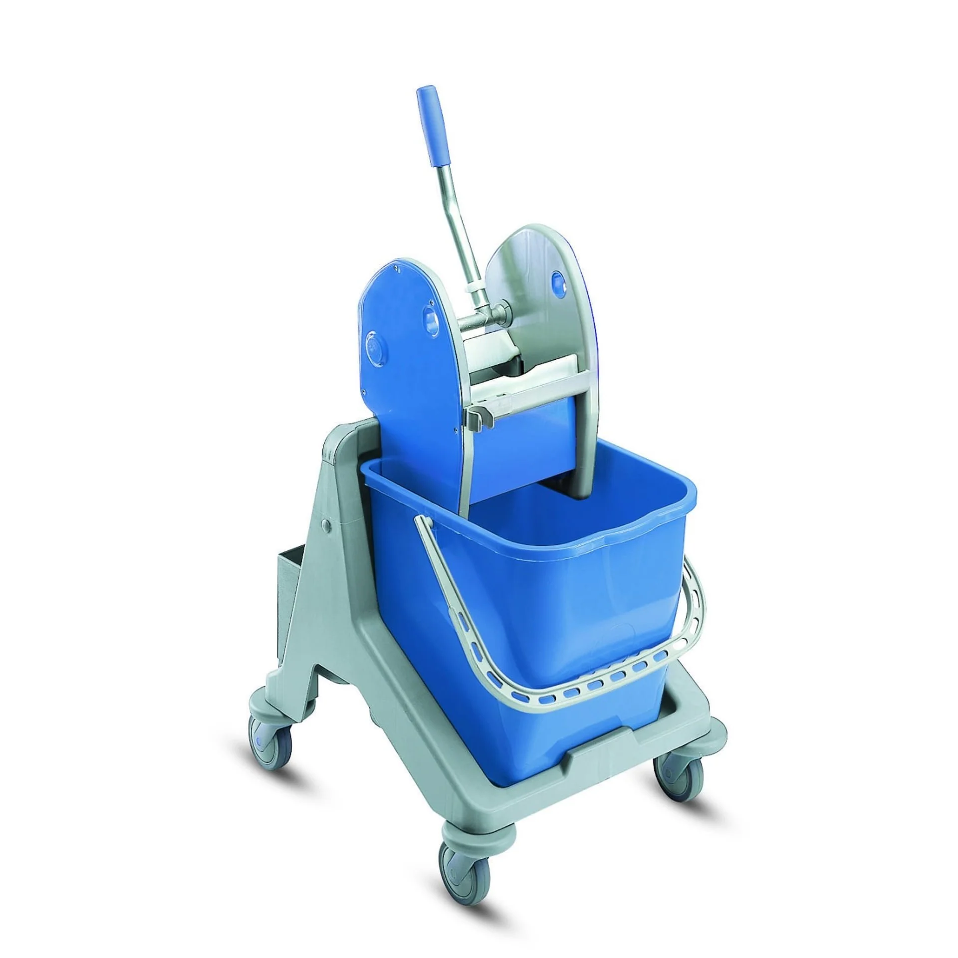 IPC TOOLS Pinza Per Mop In Nylon Con Clip – Corpo Grigio Antracite E Ghiera Blu, Adatta Per Mop 380-400g